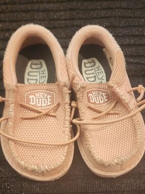 Hey Dude Wally Toddler Funk Mono K5 Pink Slip-On Shoes